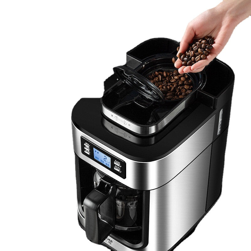 Automatic Coffee Machine 1000W 220V~50Hz Soy/Flour Dual Purpose Heat Preservation for Kitchen