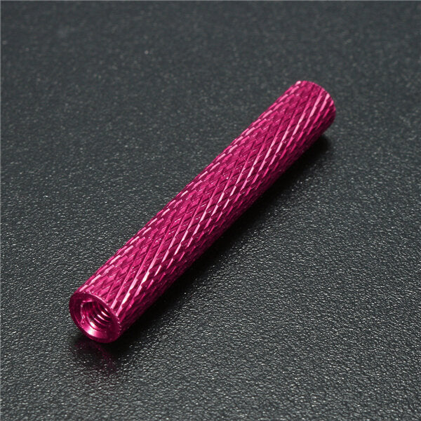 M3AS8 10Pcs M3 35mm Knurled Standoff Bolt Aluminum Alloy 6061 Anodized Spacer Multicolor
