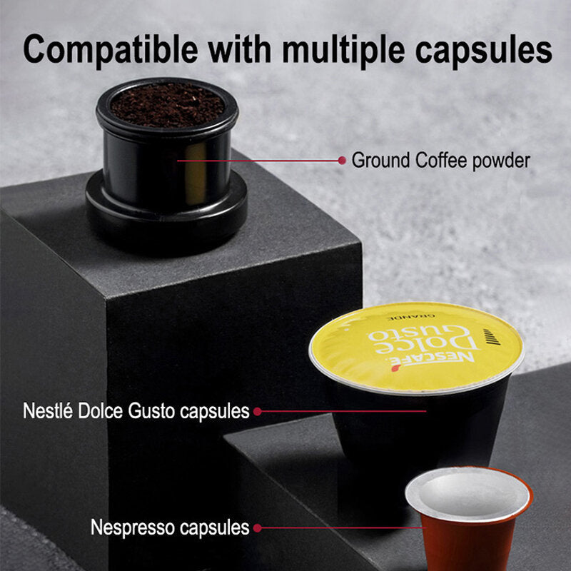 Multifunctional Portable Coffee Machine Coffee Powder Nespresso and Dolce Gusto Capsule