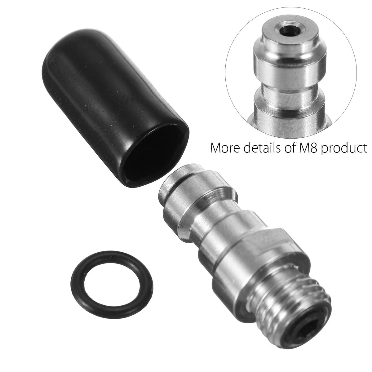 Threads PCP Fill Nipple Stainless Steel 8mm Air Tank One Way Foster Fitting Screwed Joint