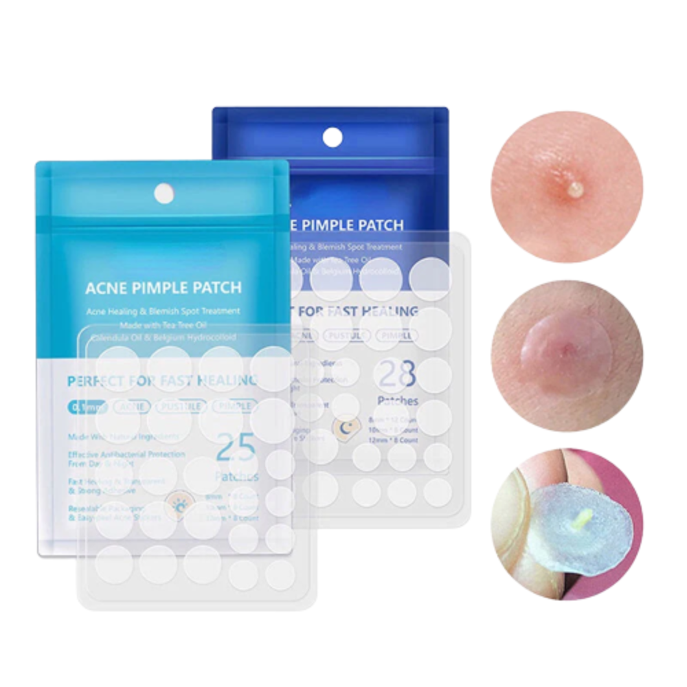 Tea Tree Daily Acne Stickers + Night acne Stickers Fade Blackhead Acne Remover