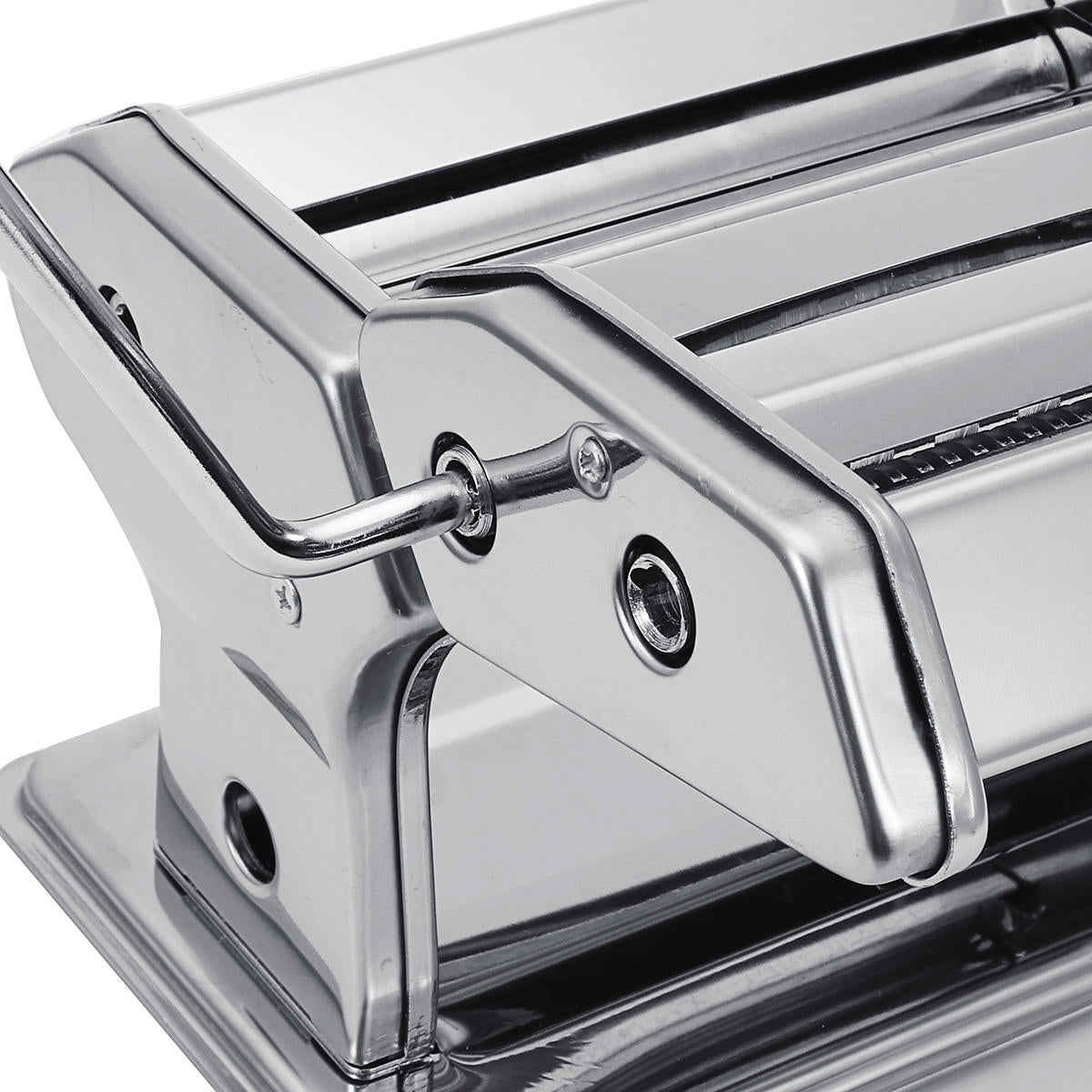 Hand Crank Stainless Steel Fresh Pasta Maker Roller Machine For Spaghetti Noodle Tools Kit
