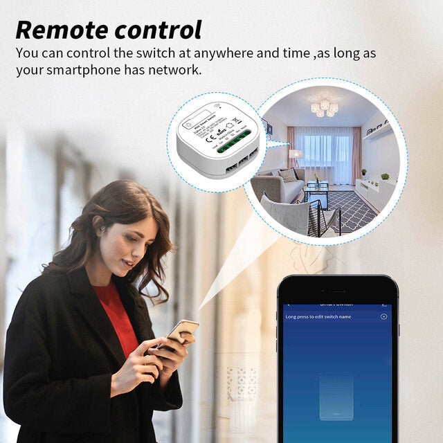 Smart Switch Automation Circuit Breaker App Remote Control Voice Control Works with Alexa Google Home