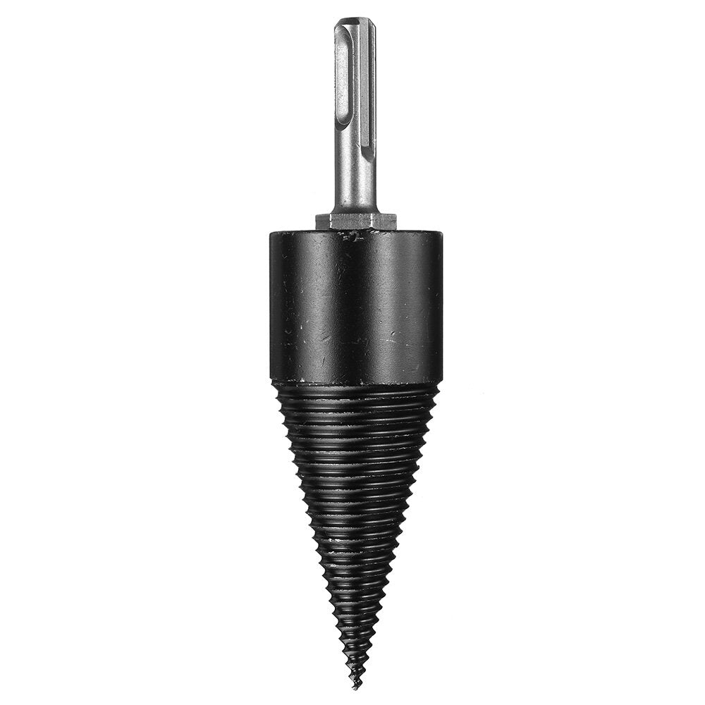 1Pc 42mm HSS Round/Square/Hexagonal Shank Firewood Drill Bit Splitter Wood Split Cone Drill Bit For Tree Cutting