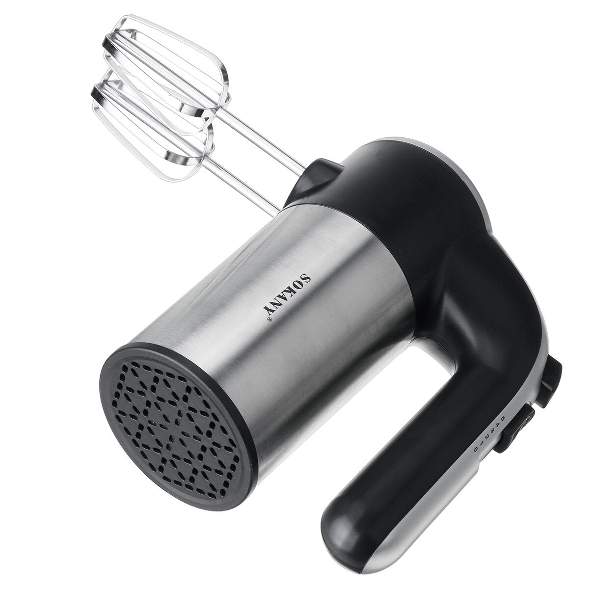 800W Kitchen Electric Hand Mixer with 5 Speeds Whisk with Egg Beater Dough Hook