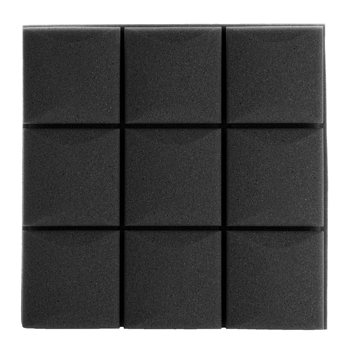 6Pcs 27x27x4 Acoustic Panels Tiles Studio Soundproofing Isolation Wedge Sponge Foam