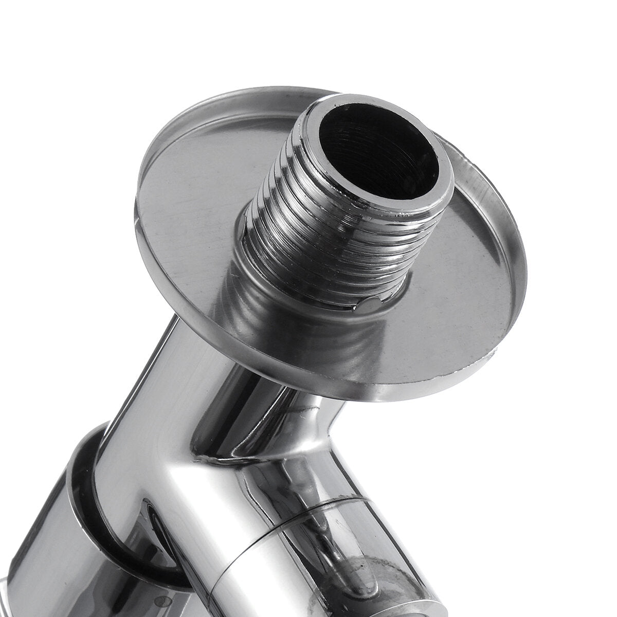 360 Degree Rotation Single Cold Faucet Brass Kitchen Sink