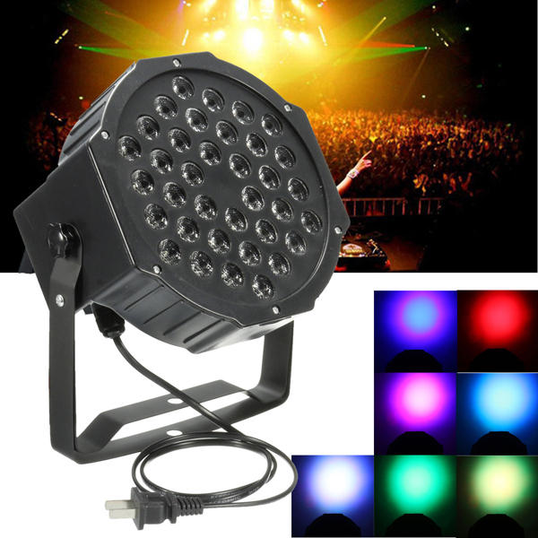 36W RGB LED Stage Light PAR Light Projector Party DJ Light
