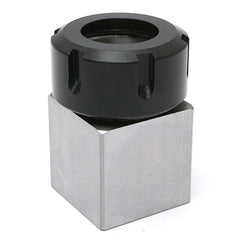 Hard Steel Square Collet Chuck Block CNC Lathe Tool Holder