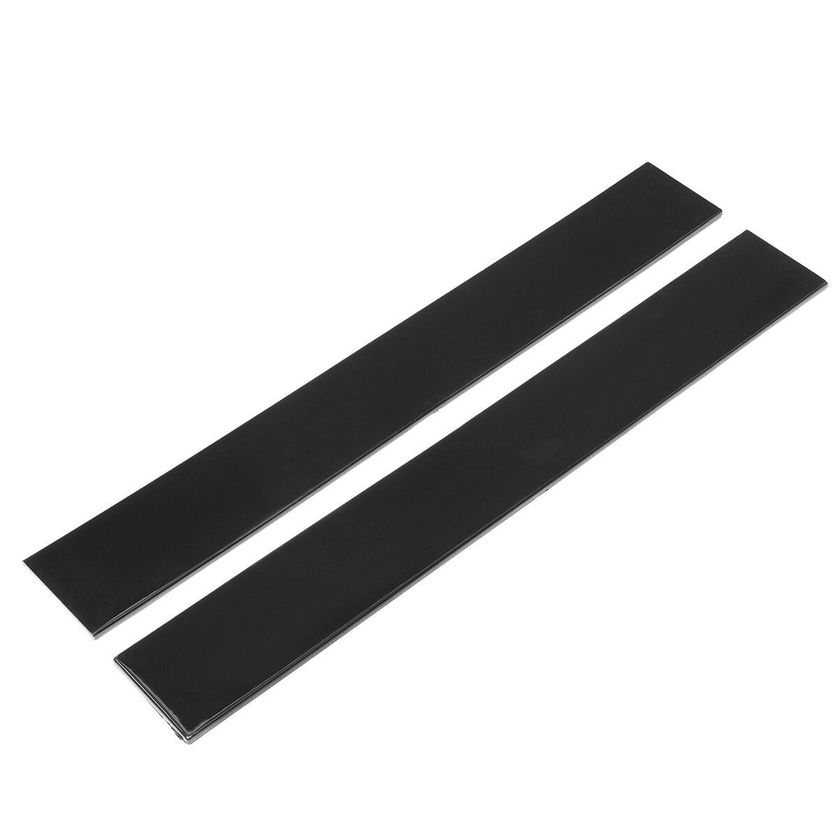 Pair of Side Skirts Extensions Splitters Glossy Black For LEXUS Infiniti Subaru Mazda Car Universal