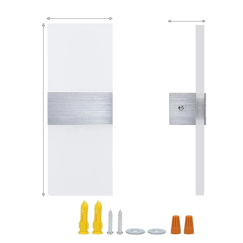 LED Fashionable PIR Sensor Wall Lighting Lamp TV Wall Decoration Motion Lamp Light for Bathroom Touch Wall Light Mirror Lamp