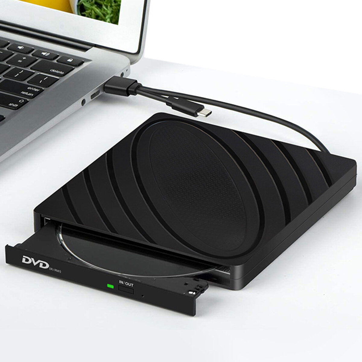USB3.0 Type-C External DVD-RW CD DVD Optical Drive High Speed Data Transfer Rewriter for PC Laptop XD0065