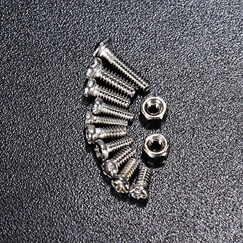 600Pcs Stainless Steel M1/1.2/1.4/1.6 Small Screws Nut for Watches Clocks Mobile 2-4mm