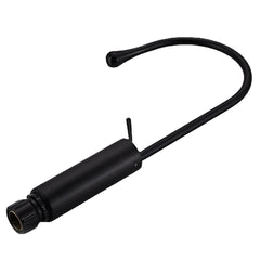Space Aluminum Black Rotating Water Drop Style Kitchen Faucet Bathroom Basin Hot Cold Tap