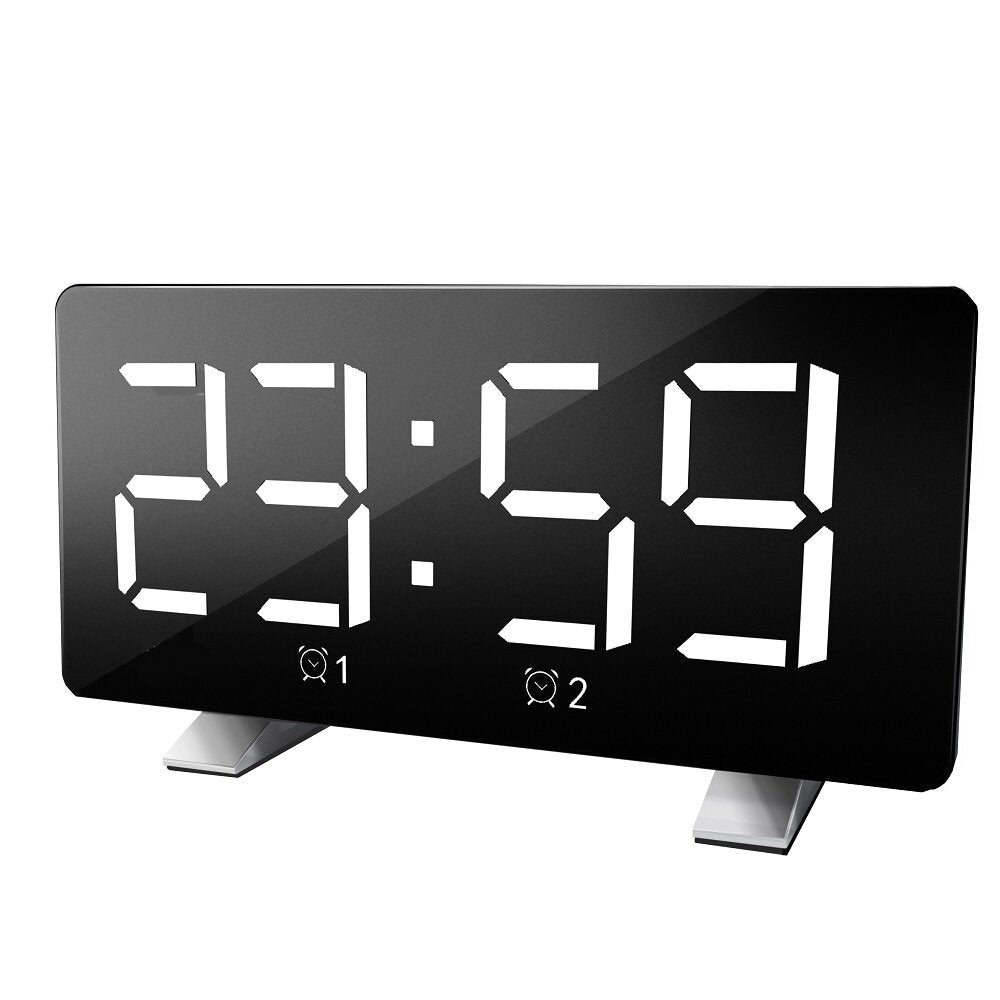 Polyphonic Double Alarm Clock LED Large Screen Display Electronic Clock