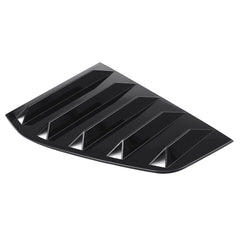 Rear Window Louver Shutter Cover Trim For VW GOLF MK6 2010-2014 Glossy Black