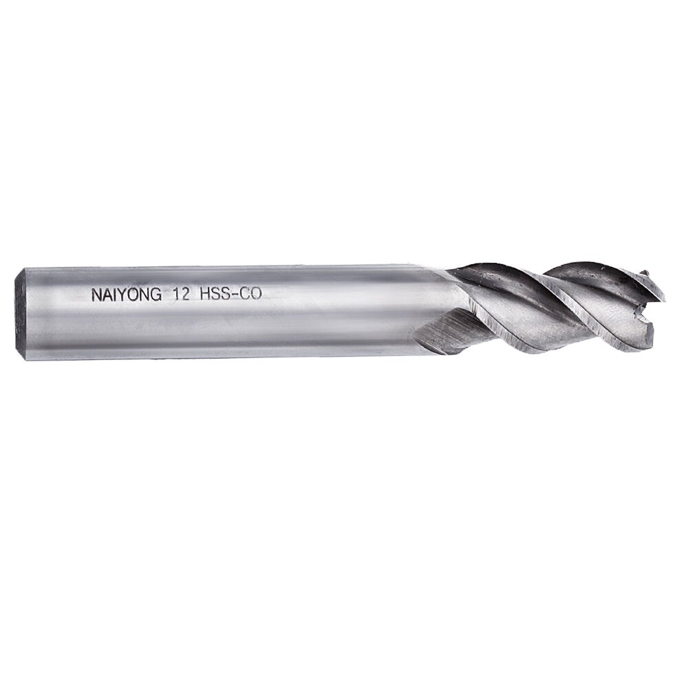 12-20mm HSS-CO 3 Flutes Milling Cutter CNC Milling Tool for Steel