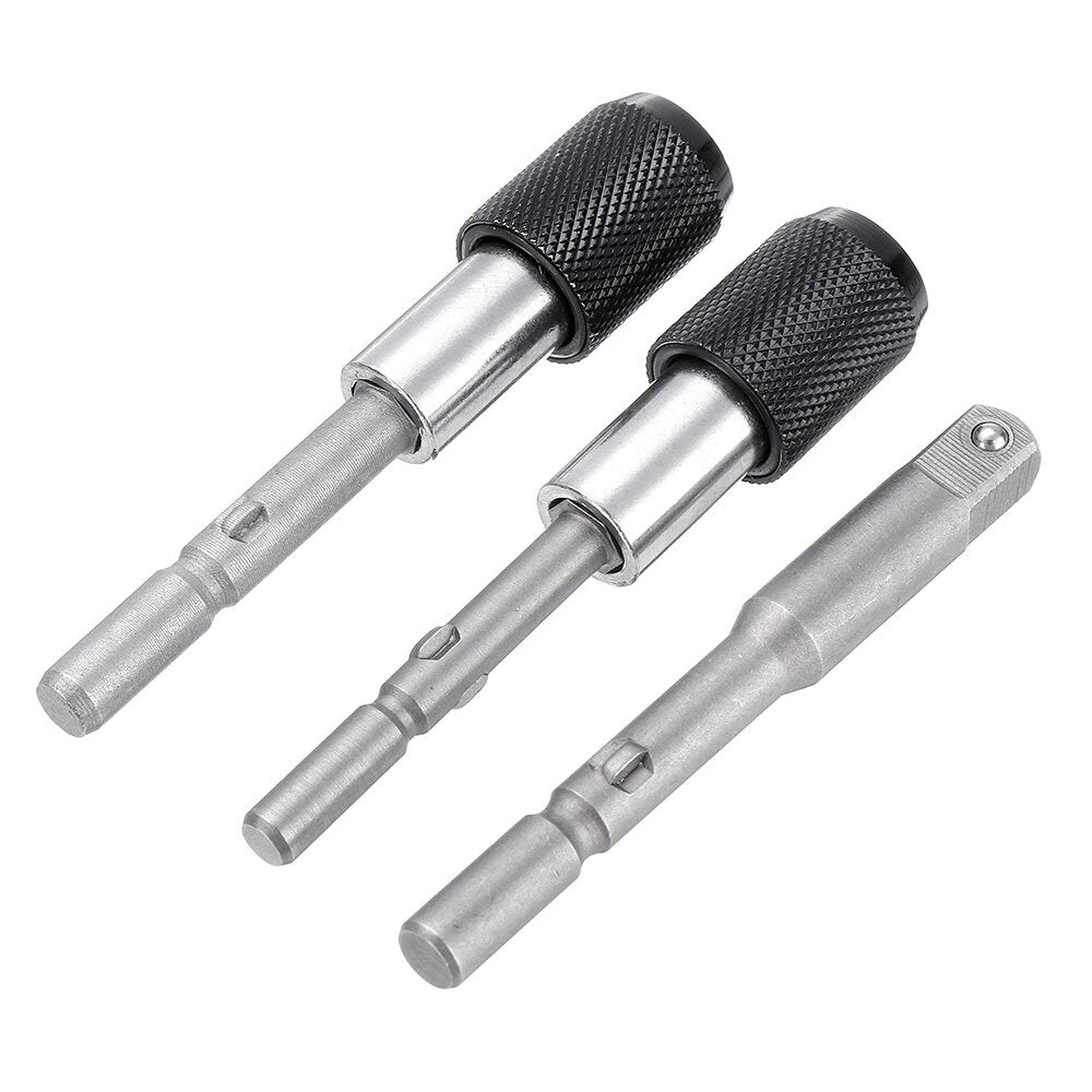 Electric Screw Rod 801/802 Batch Head Socket Rod Electric Screwdriver Netic Self-Locking Adapter Rod Electric Bit Change Wind Bit Socket Extension