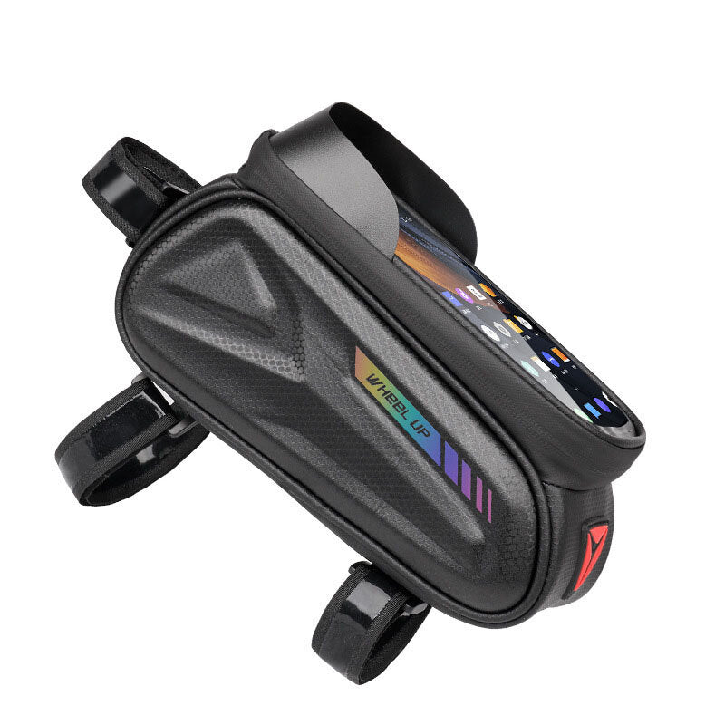 Bike Bag Cell Phone TPU Touch Screen Seven Color Reflective Large Capacity Waterproof Top Tube Bag Saddle Bag Cycling Equipment