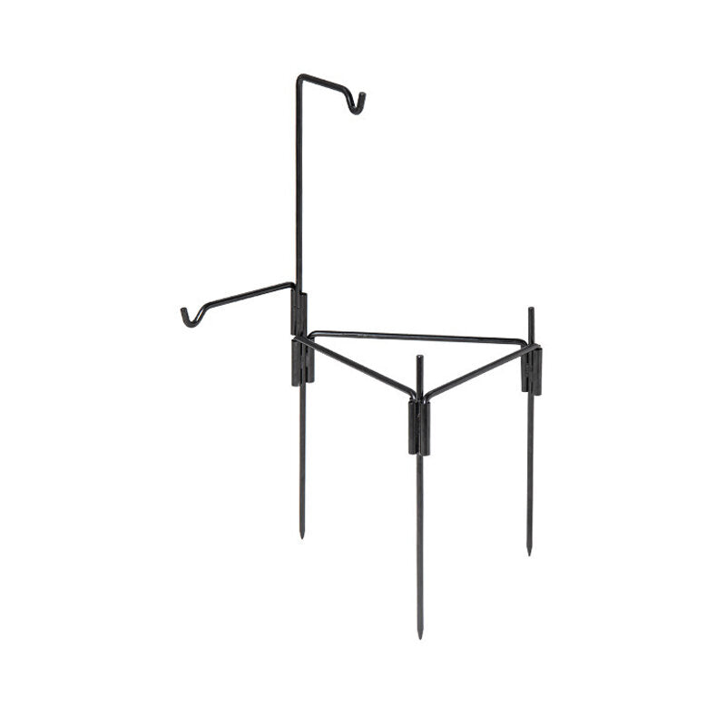 Burning Fire Rack Portable Picnic Firewood Rack Triangle Stable Outdoor Camping Barbecue