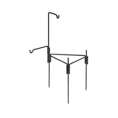 Burning Fire Rack Portable Picnic Firewood Rack Triangle Stable Outdoor Camping Barbecue