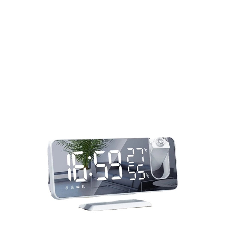 Digital Alarm Clock Electronic LED Projector Desktop Digital Projection Alarm Clock Smart Home Bedroom Bedside Clock