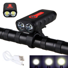 2*L2 4400mAh Rechargeable Battery Indicator Headlight