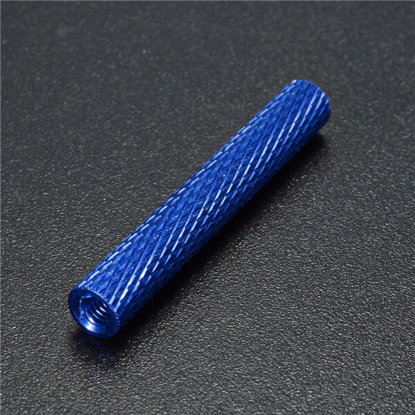 M3AS16 50Pcs M3 30mm Knurled Standoff Bolt Aluminum Alloy 6061 Anodized Spacer Multicolor