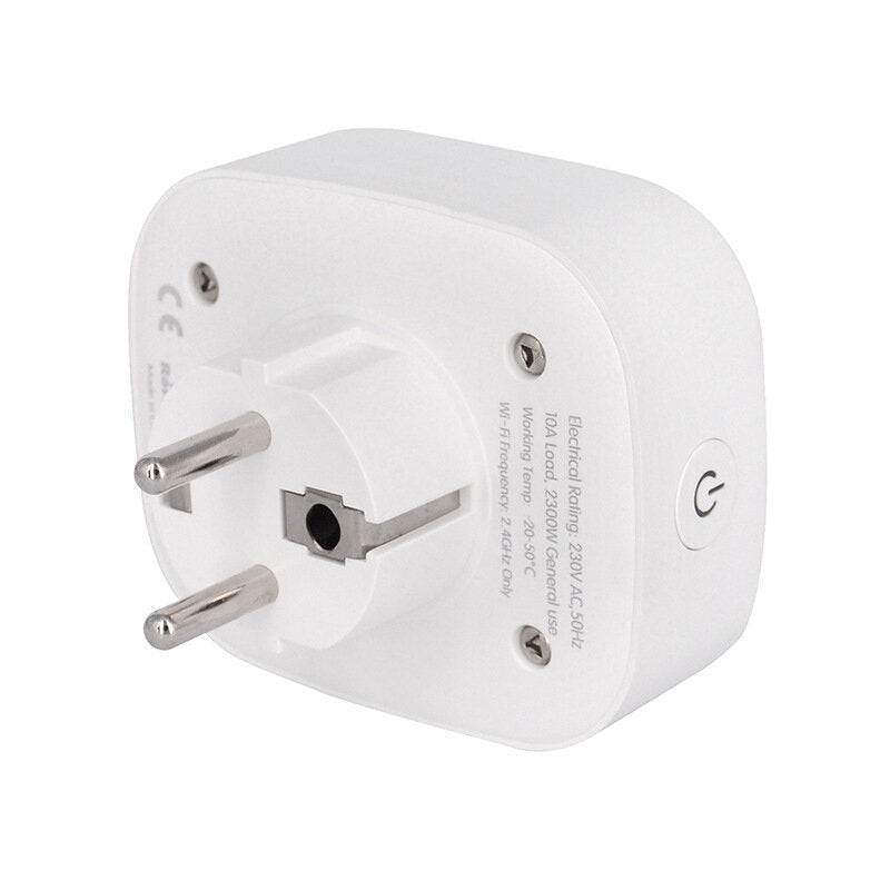 Smart Wi-Fi Socket Remote Control EU Plug Compatible with Android iOS Amazon Alexa Google Home
