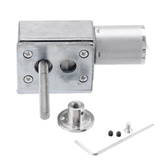DC 24V 75rpm High Torque Turbo Worm Reducer Gear Motor with Bracket and Shaft Coupler