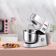 Stand Mixer 1200W Intelligent Control LCD Display with Dough Hook Whisk Beater