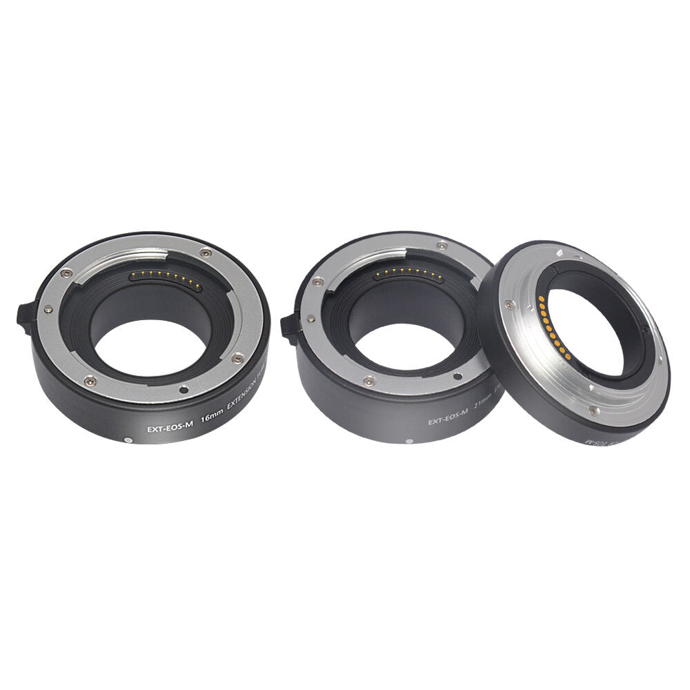10mm 16mm 21mm Auto Focus Macro Extension Tube Ring for Canon EOS-M Monut EOS M M1 M6 M2 M3 M5 M50 M100 M200 Mirrorless Camera Lens Adapter Ring