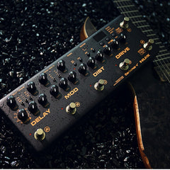 Multi Function Guitar Effects Pedal Processor Integrated Analog Overdrive Distortion Modulation and Delay Reverb