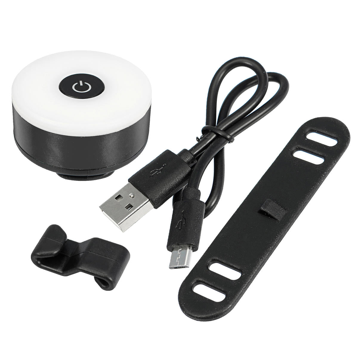LED Cycling Rear Warning Light 5 Modes USB Rechargeable Waterproof Bike Tail Light