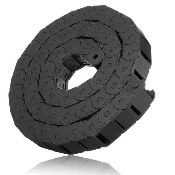 15mm x 20mm Plastic Cable Semi-closed Drag Chain Wire Carrier Length 1000mm