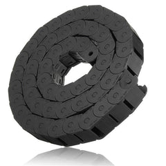 15mm x 20mm Plastic Cable Semi-closed Drag Chain Wire Carrier Length 1000mm