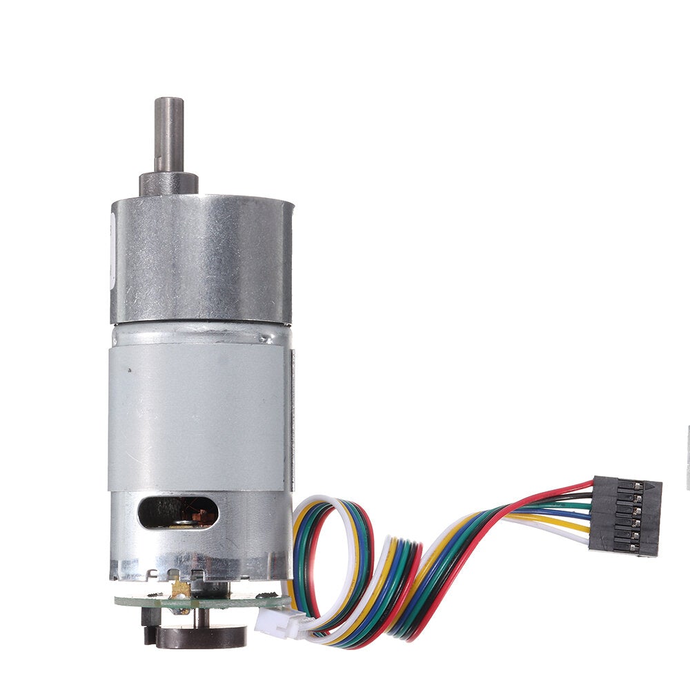 DC 12V 70RPM Gear Reducer Motor with Encoder Geared Reduction Motor