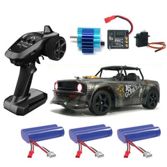 RTR Brushless 60km/h Several Battery 2.4G 4WD RC Car LED Light Drift Proportional Vehicles Model