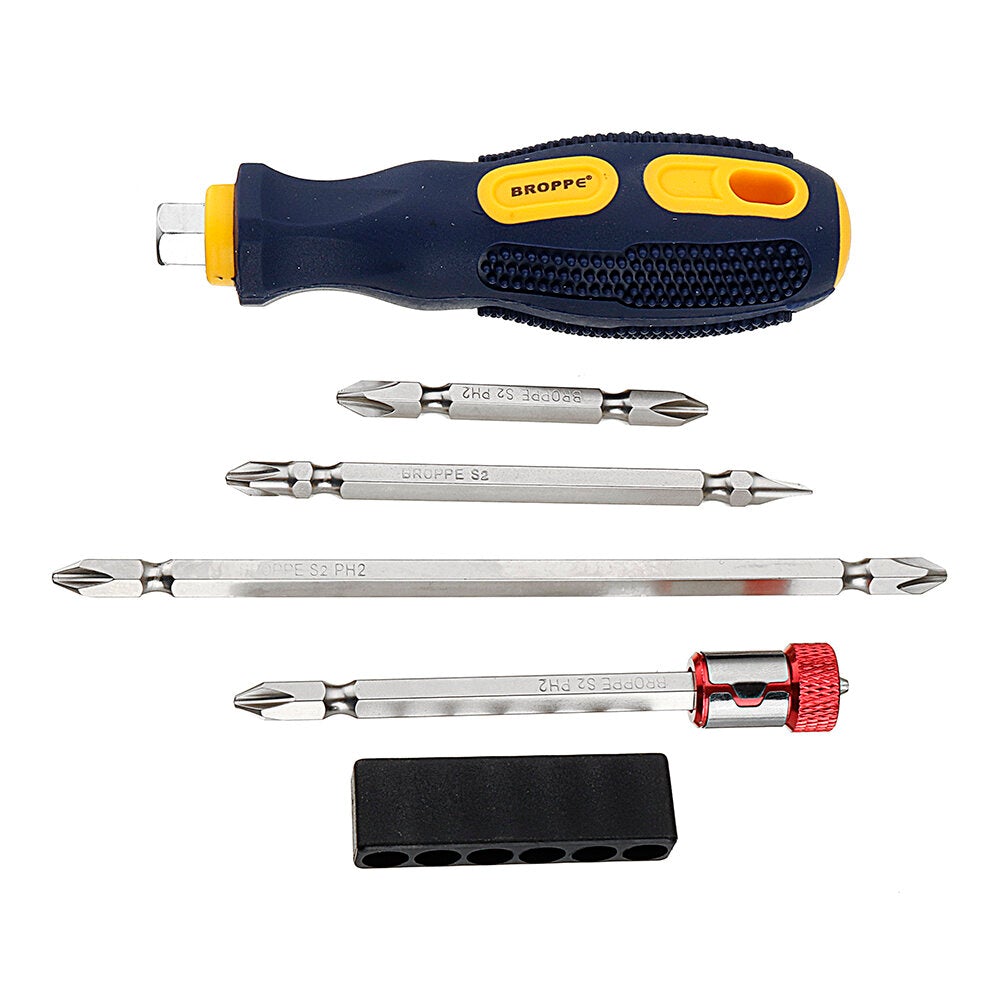 Magnetic Phillips Screwdriver Bit Set with Removable Magnetizer Ring PH2 Electric Screwdriver 1/4 Inch Hex Shank