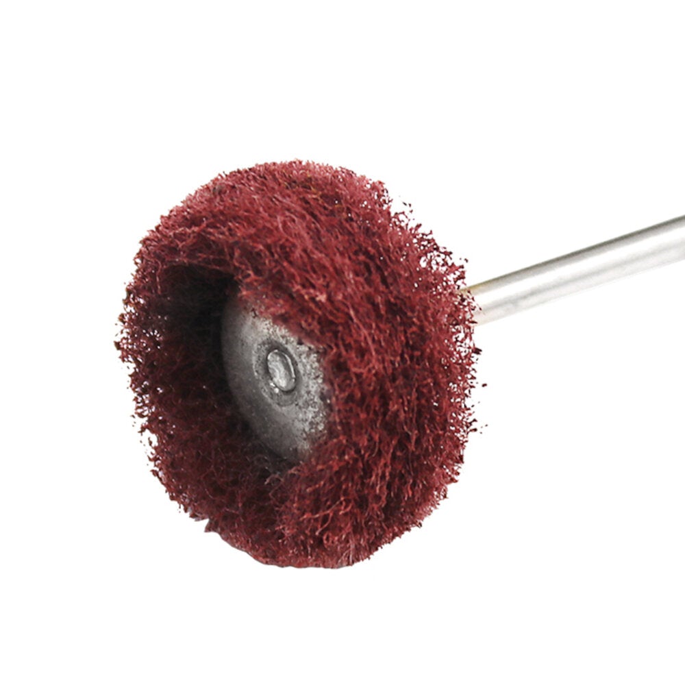 60Pcs Mini Brush Scouring Pad Abrasive Wheel Nylon Fiber Grinding Sanding Head Buffing Polishing Wheel