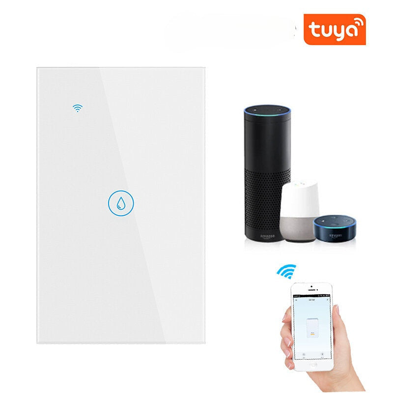 Smart Boiler Water Heater Switch 240V Smart Home Remote Control US 20A Boiler Switch Via APP Works With Alexa