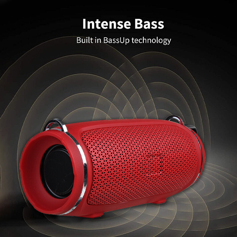 Portable Wireless Speaker Bluetooth 5.0 Speaker Outdoor Hi-Fi Support TF Card FM Radio Subwoofer