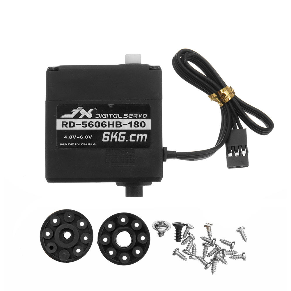 6KG Digital Plastic Double Axis Steering Gear 180 Servo For RC Robots