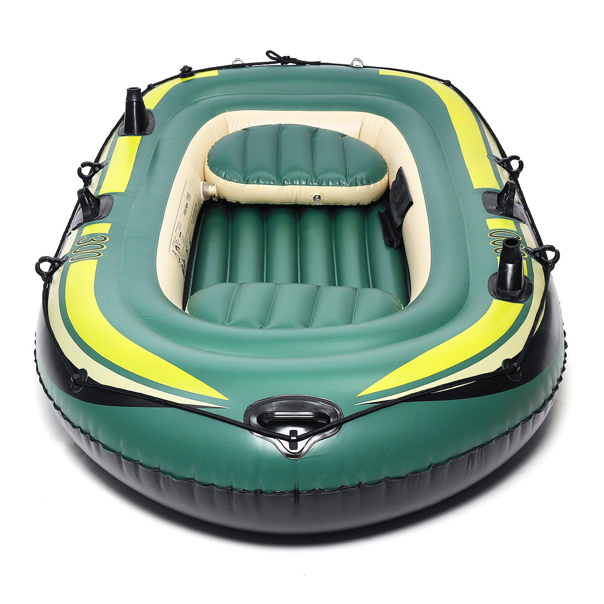3 Person Inflatable Boat Set Raft Air Canoe Kayak Dinghy Fishing Rafting Water Outdoor Sport