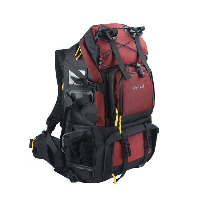 Flying Leaf FL-303D Shockproof Water-resistant Camera Bag Backpack for Canon for Nikon DLSR Camera Tripod Lens Flash