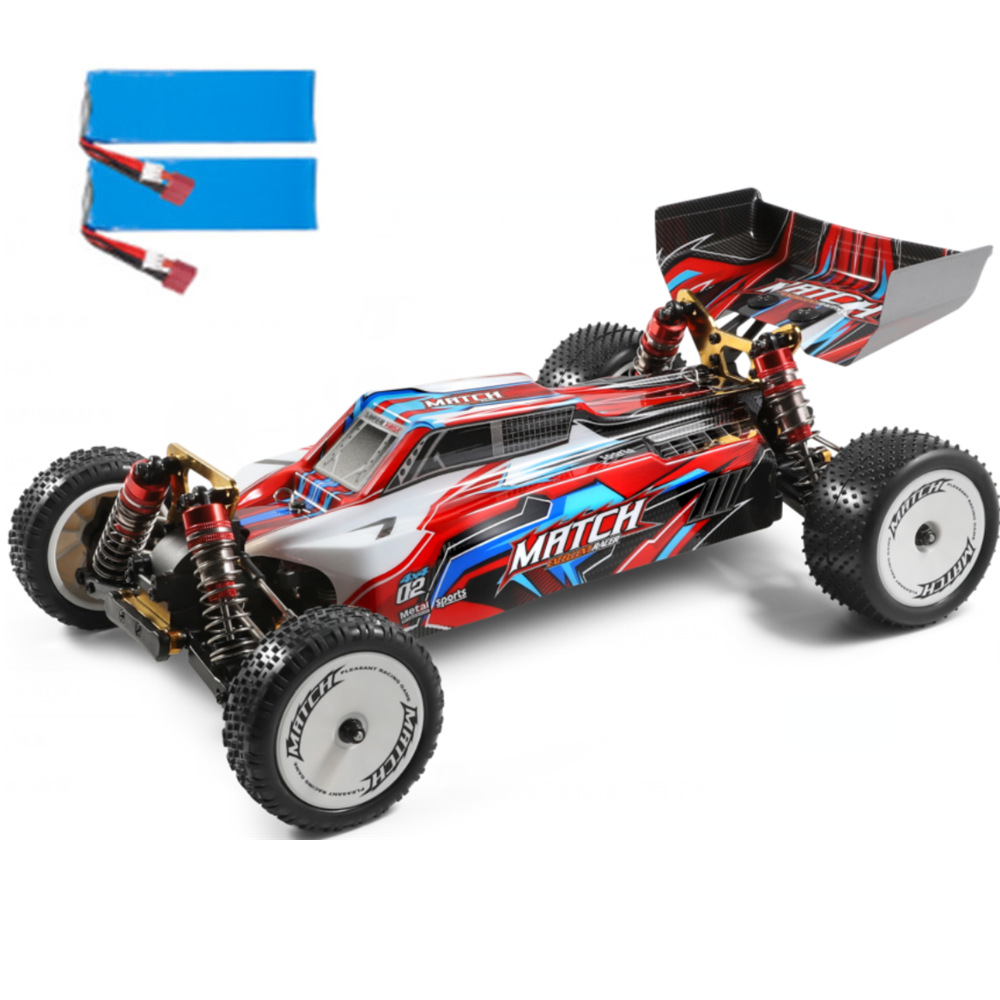 Several 2200mAh Battery RTR 1/10 2.4G 4WD 45km/h Metal Chassis RC Car Vehicles Models Kids Toys