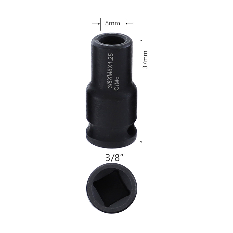 Socket Adapter 6mm/8mm/10mm Socket Holder 3/8 Inch Square Driver Bolt Driver for Hanger Bolts Thread Tools