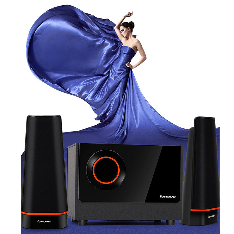 Speaker 360 Stereo Hi-Fi Subwoofer Bass Adjustable Multi-Media Desktop Loudspeaker USB Power Supply for Desktop Computers Laptops