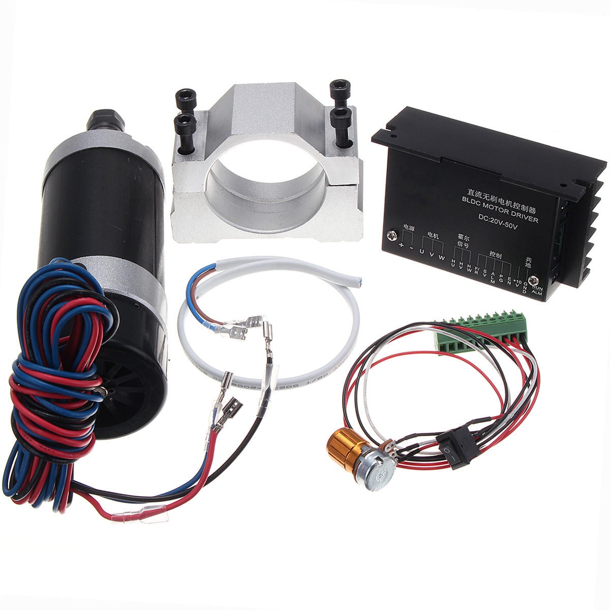 DC 48V 500W Brushless Spindle Motor Driver Speed Controller For CNC Machine