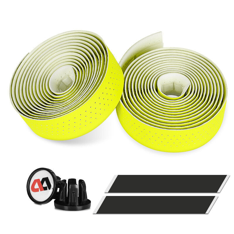 2PCS Soft Bicycle Handlebar Strap Anti-slip Wear-resistant EVA Bike Handlebar Tape Road Bike Grip Tape